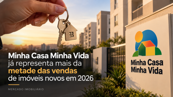 Minha Casa Minha Vida já representa mais da metade das vendas de imóveis novos em 2026